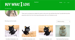 Desktop Screenshot of buywhatilove.com